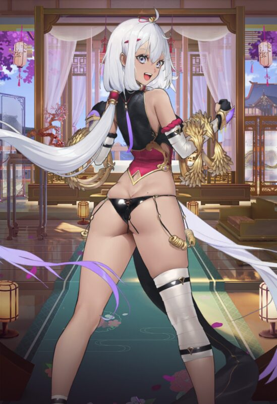 放置少女のお尻がエロいキャラ