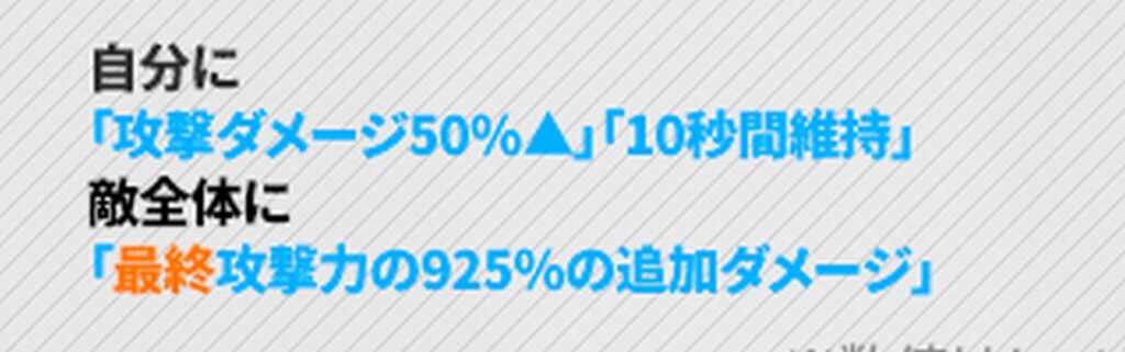NIKKEのリバーレリオのバーストスキル説明