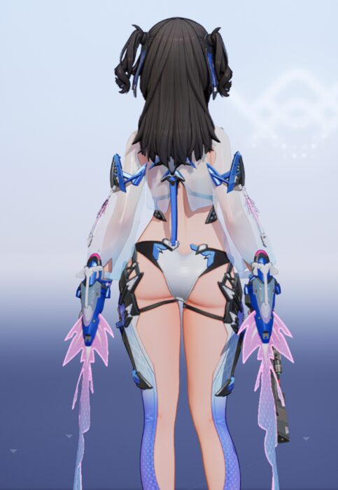 スノウブレイクシーリス天游後ろ姿