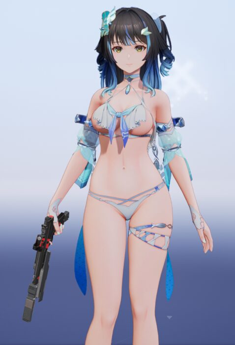 スノウブレイクシーリス天游水着立ち姿