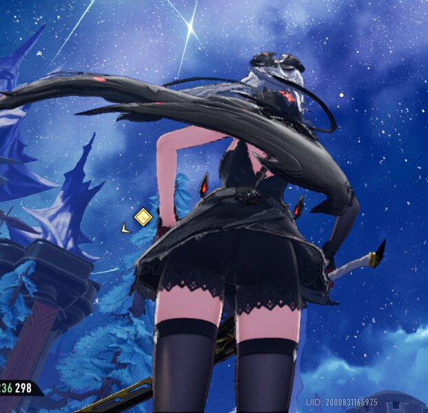 デュエットナイトアビスパンツが見えない