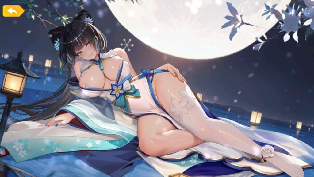少女ウォーズの花嫁雪女脱衣前
