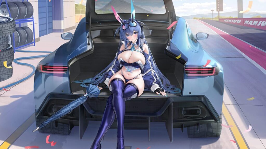 アズールレーンのニュージャージーブラックプレリュードスキン