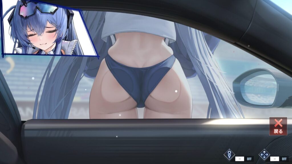 アズールレーンのニュージャージーブラックプレリュード数字後顔タップ