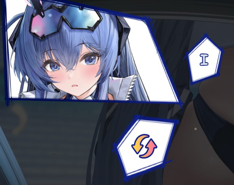 アズールレーンのニュージャージーブラックプレリュード顔タップ