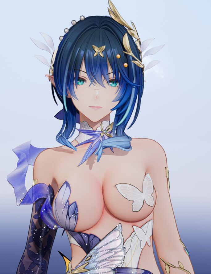 スノウブレイクカーシアラプソディー花嫁スキン上半身