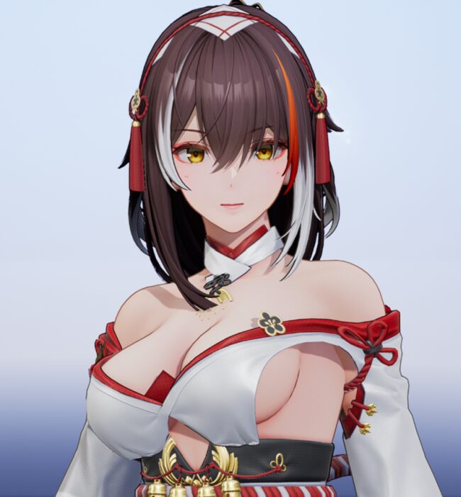 スノウブレイク晴雷光巫女おっぱい