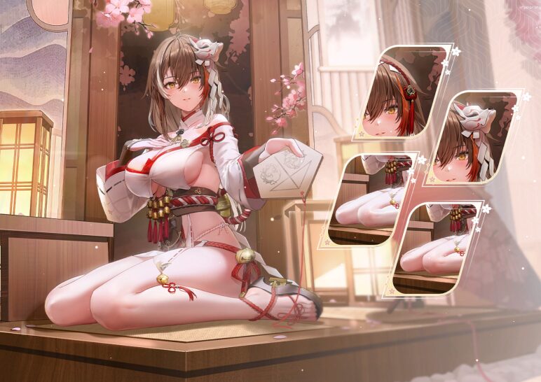 スノウブレイク晴雷光巫女衣装