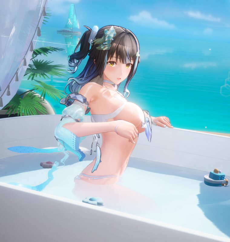 スノウブレイク水着シーリスふれあいお風呂放置