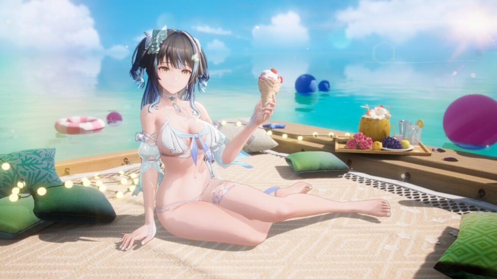 スノウブレイク水着シーリスふれあい写真アイス