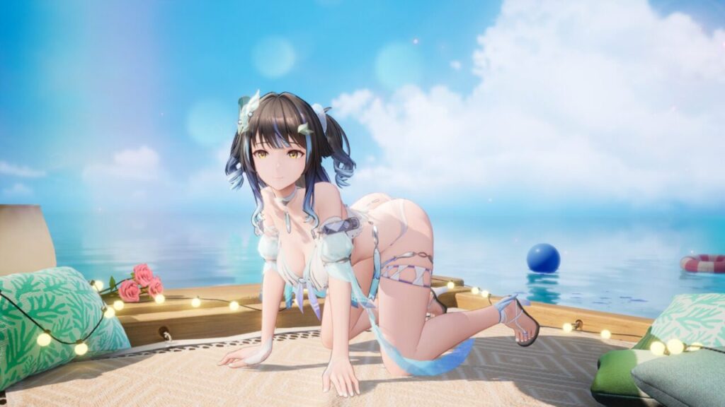 スノウブレイク水着シーリスふれあい写真四つん這い