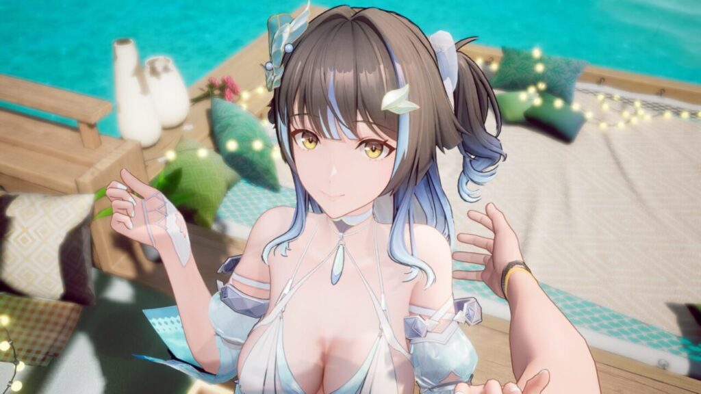 スノウブレイク水着シーリスふれあい写真抱き寄せ