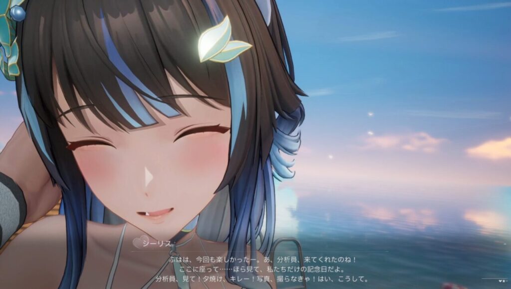 スノウブレイク水着シーリスふれあい写真笑顔