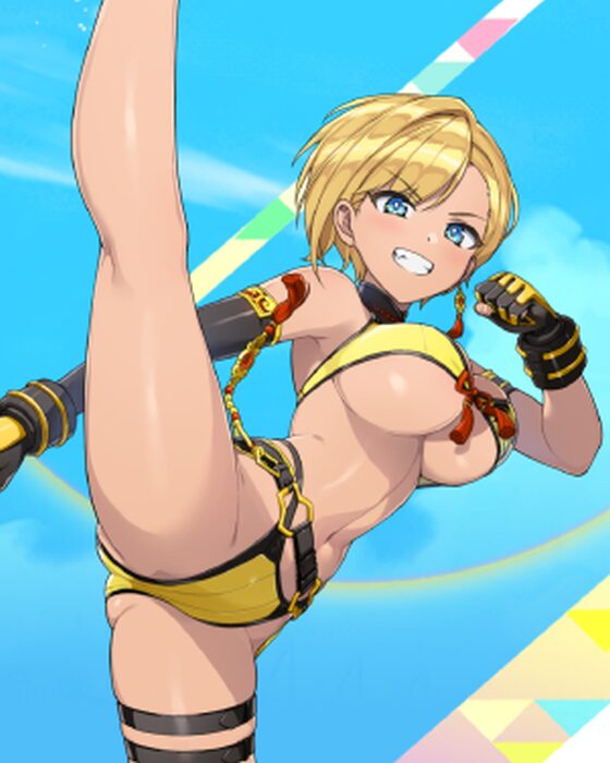 ドルフィンウェーブの村早麻汐格闘衣装アップ