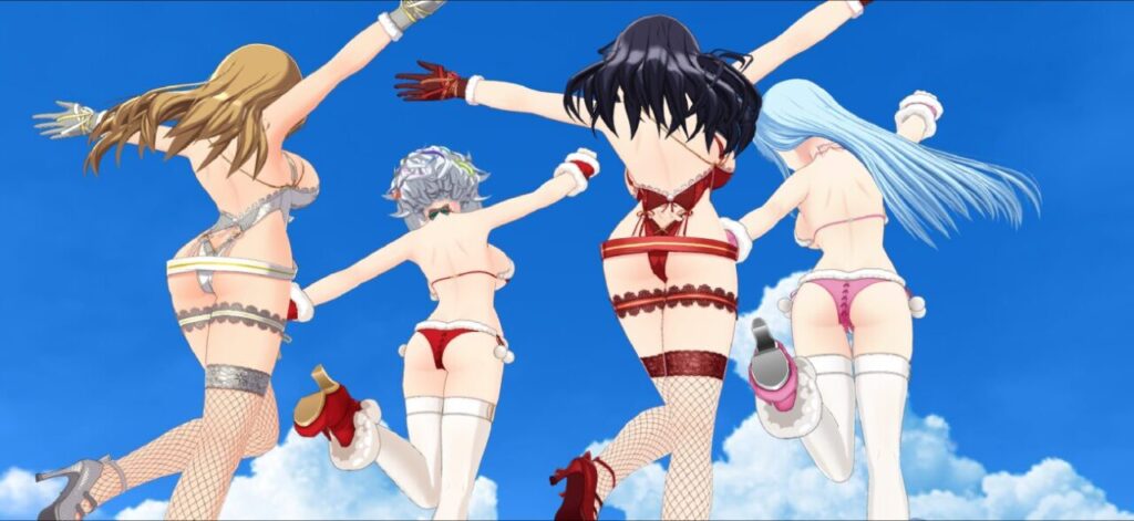 ドルフィンウェーブクリスマス後ろ姿