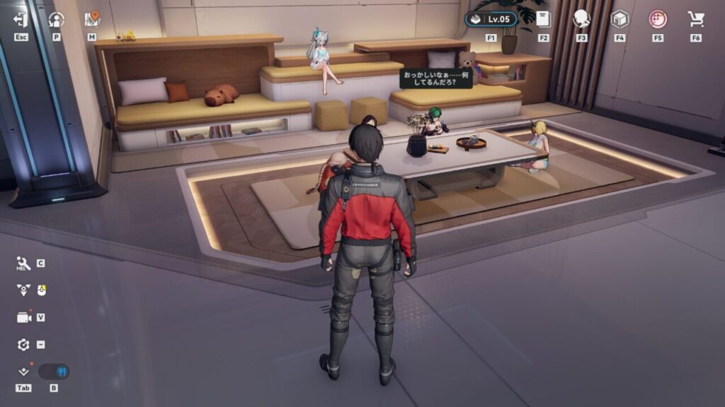 ドルフロ2のクルーデッキ