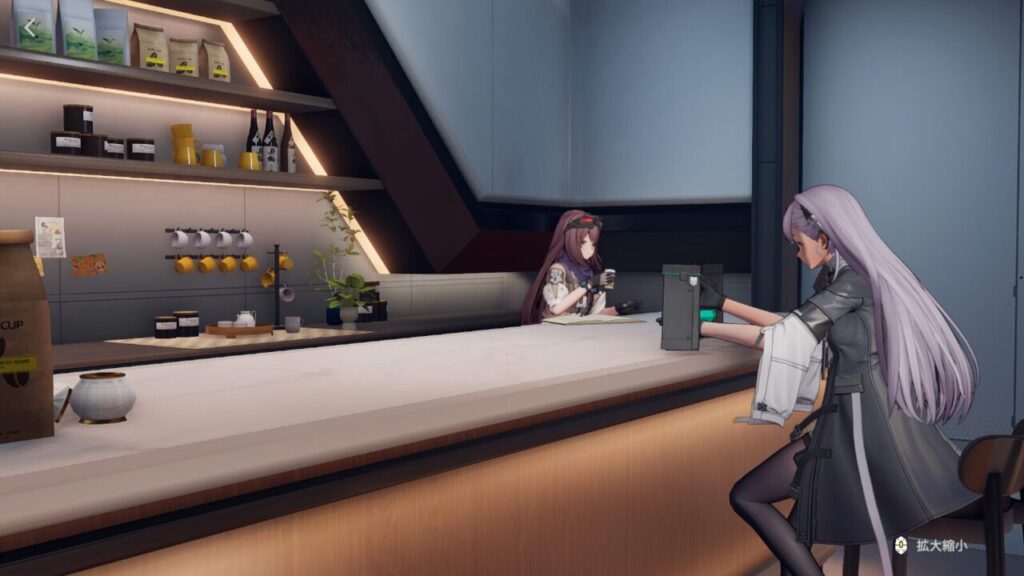 ドルフロ2のクルーデッキカフェ