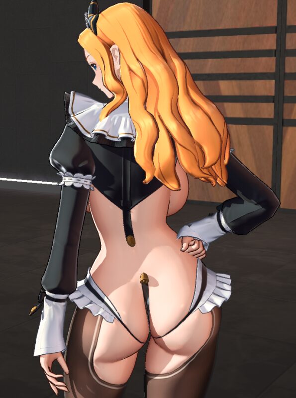 ホライゾンウォーカーのパンテリメイド服お尻