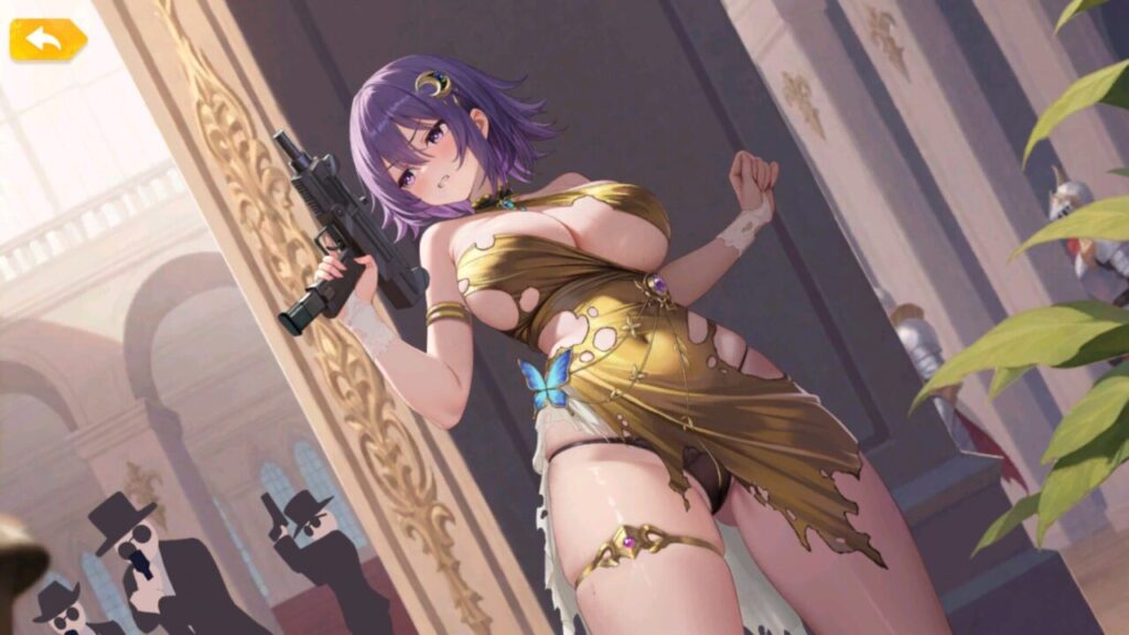 少女ウォーズの花嫁ランスロット脱衣後