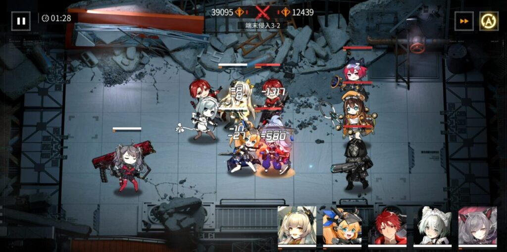 終境シンフォニーのバトル