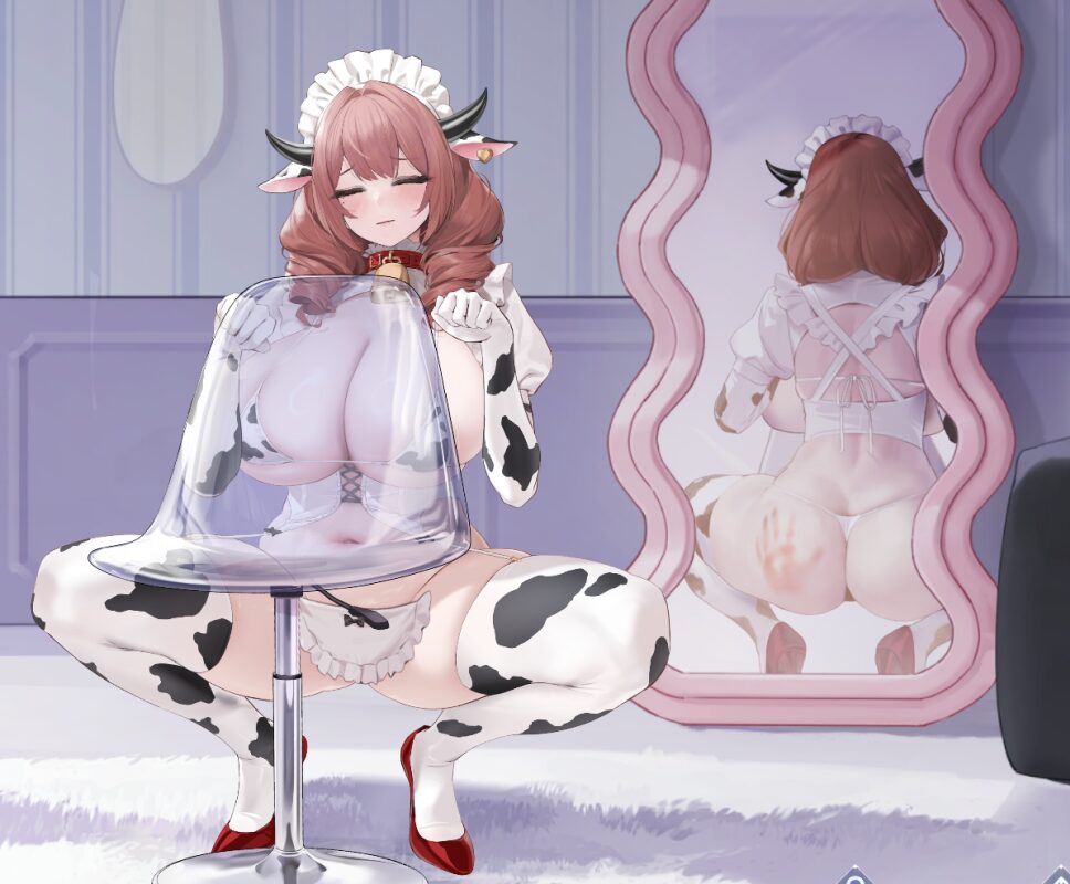 アズールレーンカウペンスミルキィケア鏡お尻