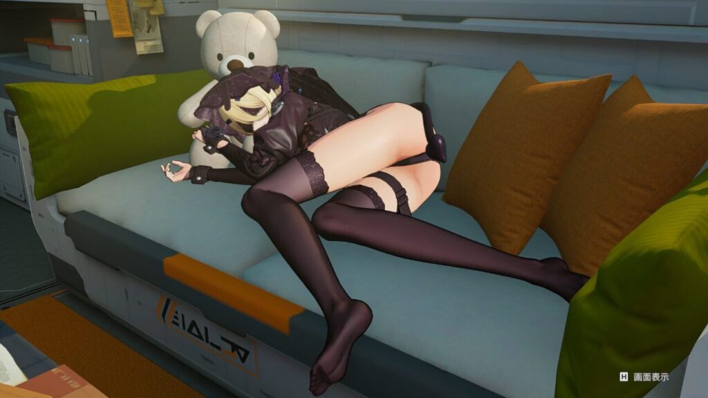 ドルフロ2アンドリス熟睡ポーズ