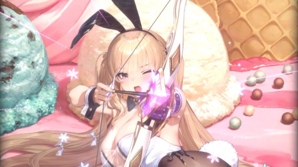 ブラウンダスト2バニーエレニールスキル演出弓