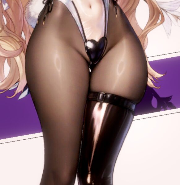 ブラウンダスト2バニーエレニール太もも