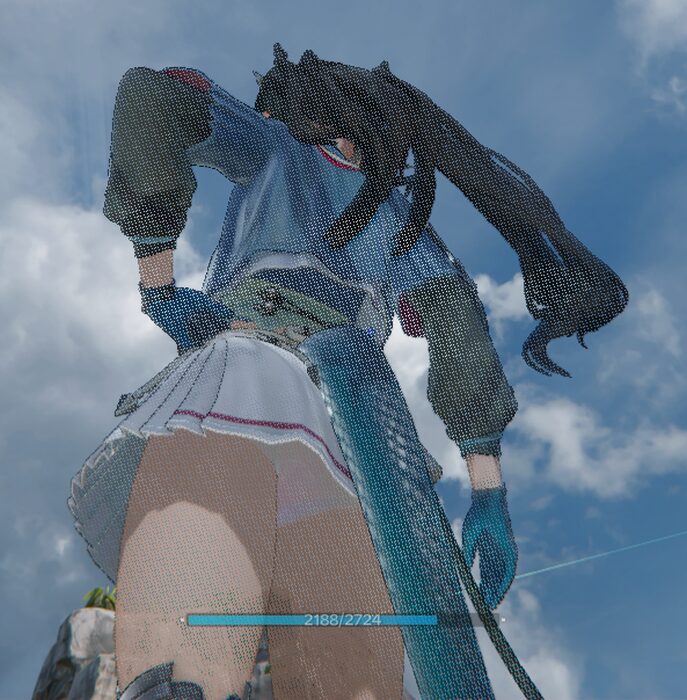 アークナイツエンドフィールドパンツ透過