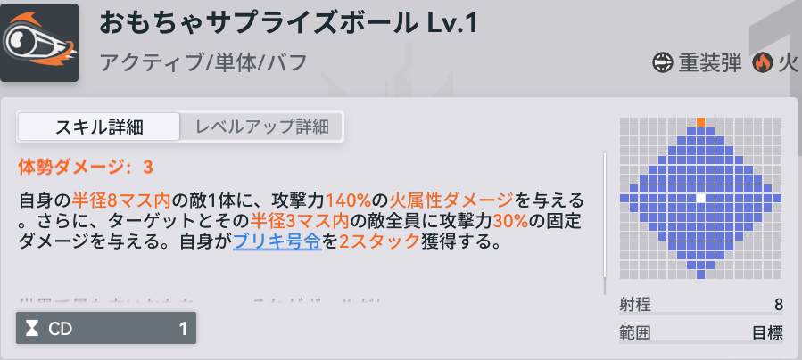 ドルフロ2のルイスのスキル2