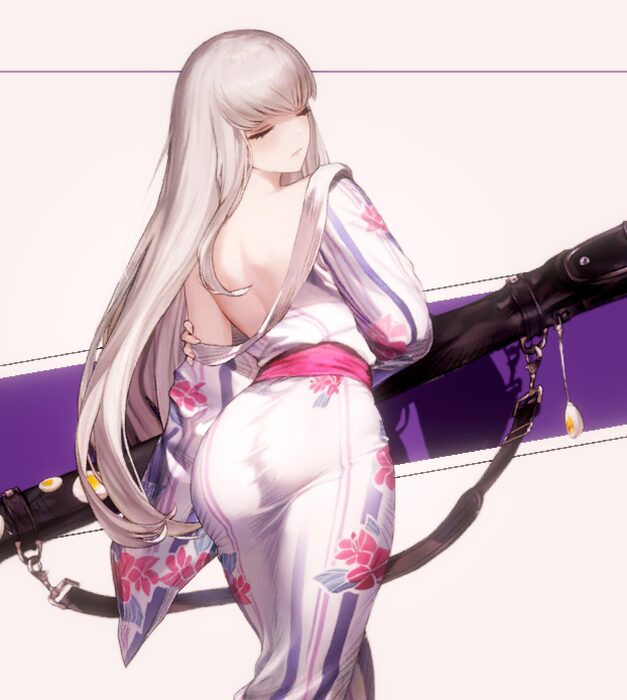 ブラウンダスト2の温泉ブレイド背中