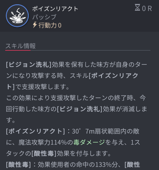 ホライゾンウォーカーのエキドナのパッシブスキル2