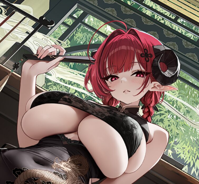 アズールレーンのヒンデンブルク深閨の魅舞おっぱい