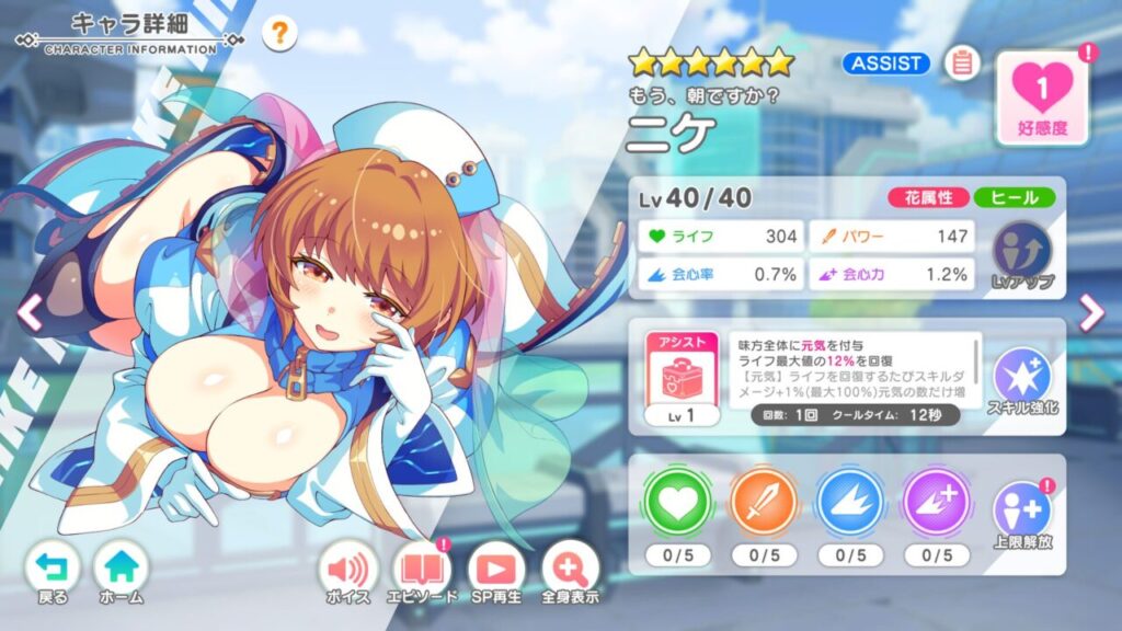 テクロノスのニケアシスト