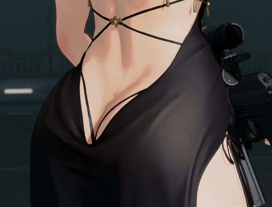 ドルフロ2のニキータドレスお尻