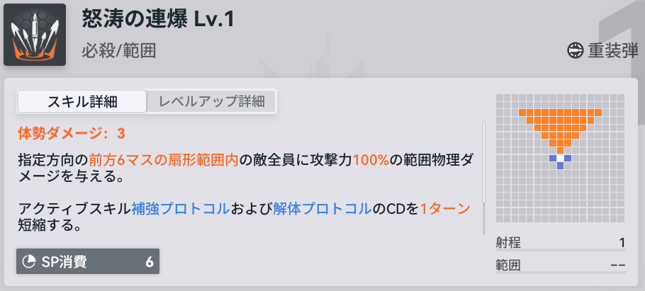 ドルフロ2のバチルダの必殺スキル