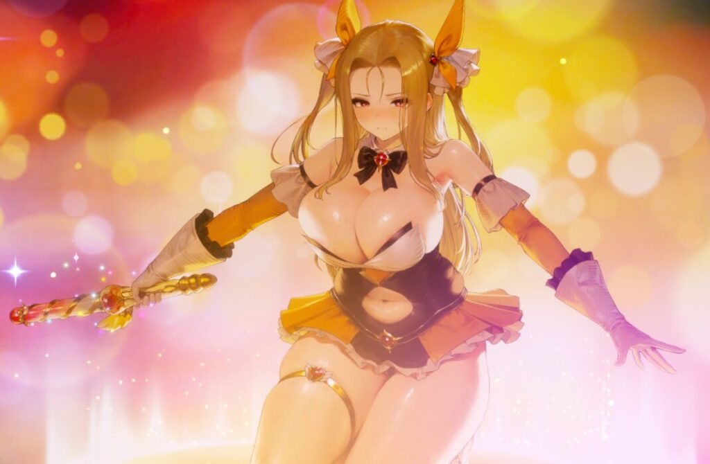 ブラウンダスト2のオリビエ伝説のOGスキル演出ポーズ