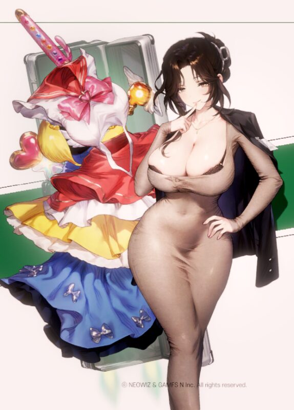 ブラウンダスト2のディアナマジカルイノベータータップ後