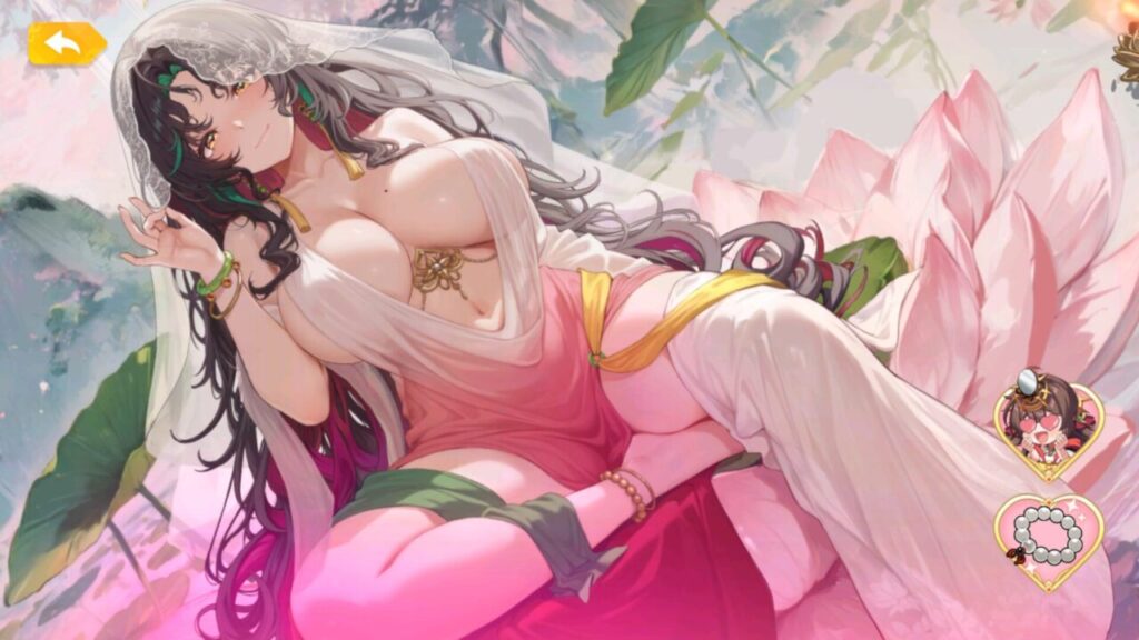 少女ウォーズの三蔵法師下着姿