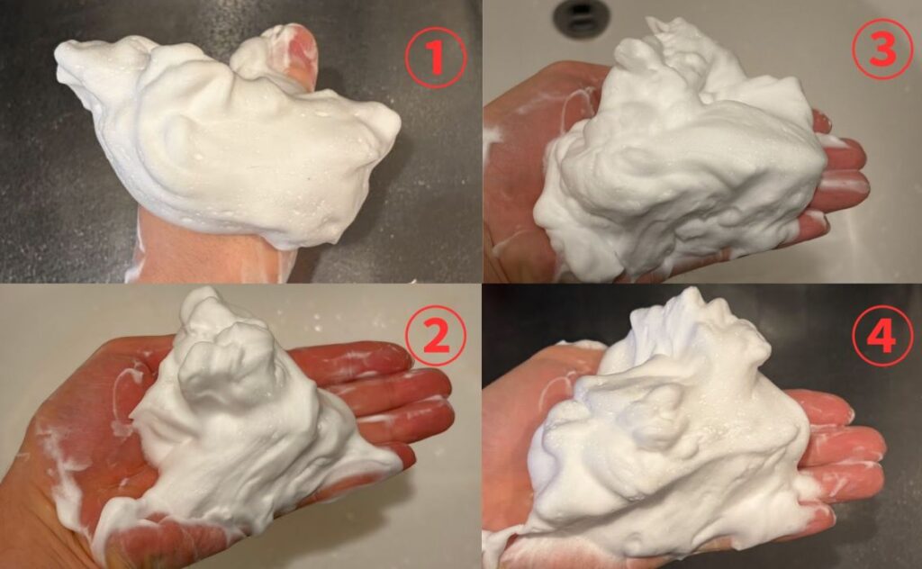 洗顔ネットの比較結果