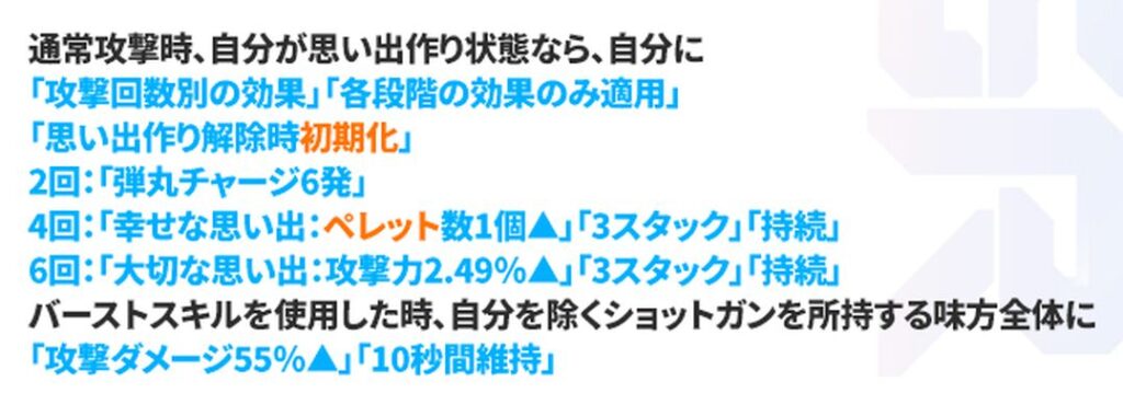 NIKKEの制服アルカナのスキル2