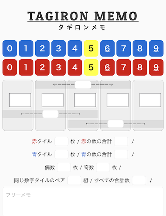 タギロンのメモサイト