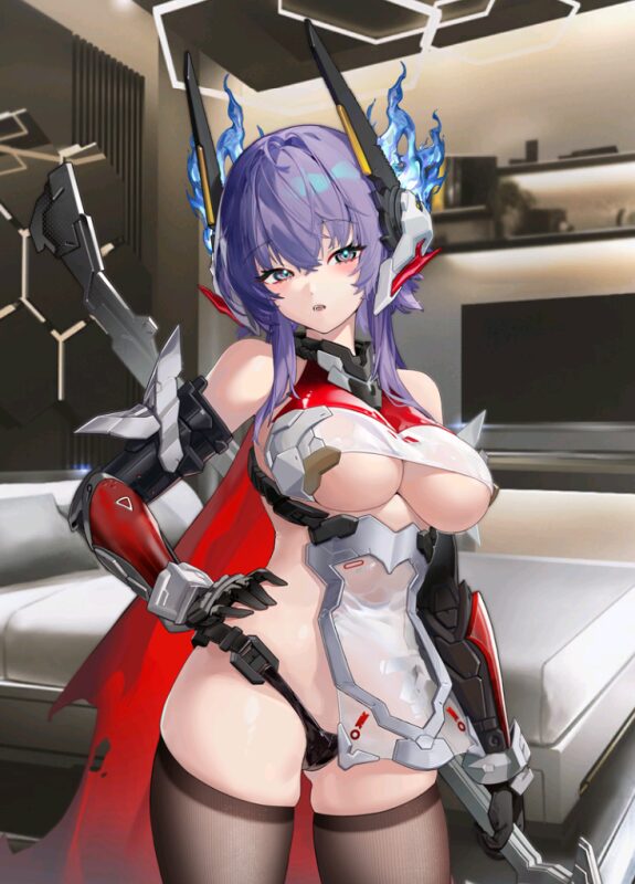 ダイブロスコアのバーベラレッド立ち絵