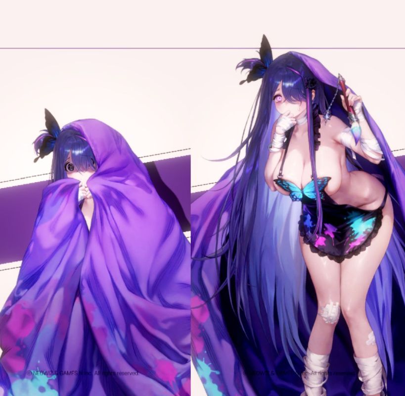 ブラウンダスト2のパレットの比較