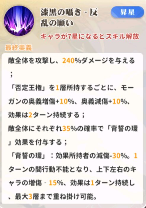 少女ウォーズのモーガン奥義