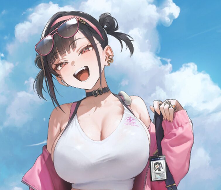 NIKKEのソラ体操着コスおっぱい