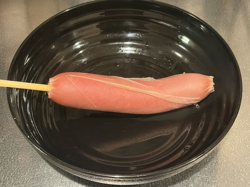 ゆでたフランクフルト