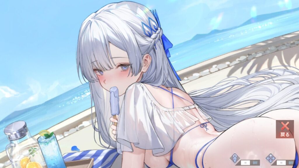 アズレンのアーガス威厳ある水着特訓アイス