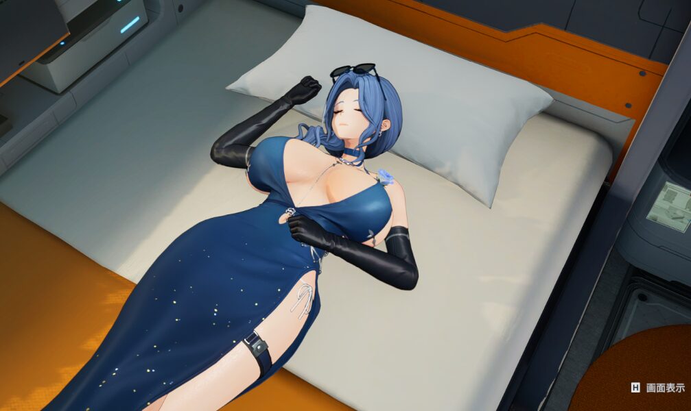 ドルフロ2のヘレン熟睡ポーズ