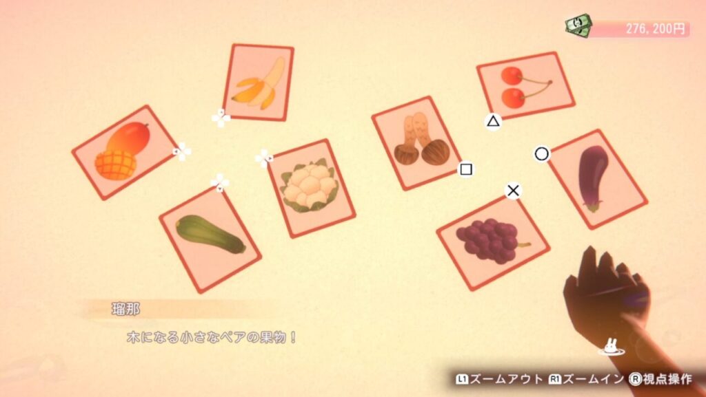 バニーガーデン2のかるたさくらんぼ